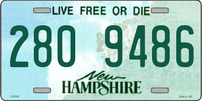 NH license plate 2809486