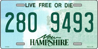 NH license plate 2809493