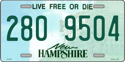 NH license plate 2809504