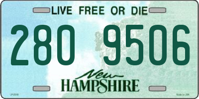 NH license plate 2809506