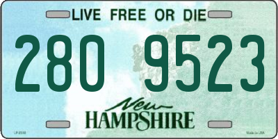 NH license plate 2809523