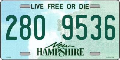 NH license plate 2809536