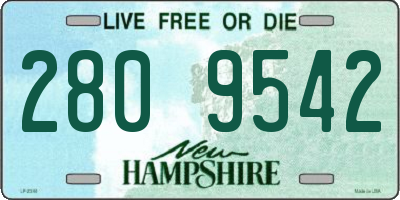 NH license plate 2809542