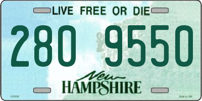 NH license plate 2809550