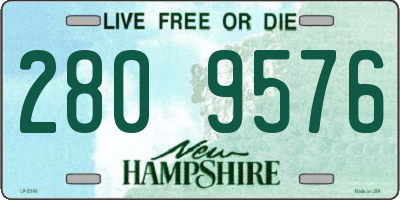 NH license plate 2809576