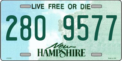 NH license plate 2809577