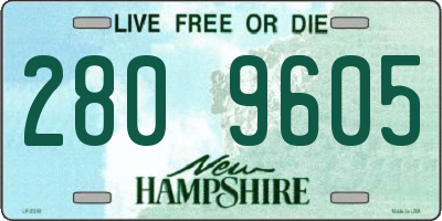 NH license plate 2809605