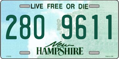 NH license plate 2809611