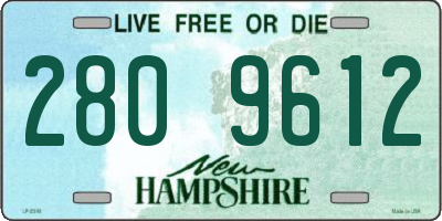 NH license plate 2809612