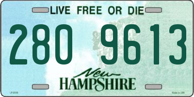 NH license plate 2809613