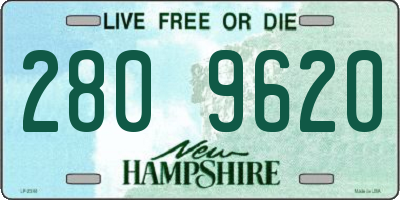 NH license plate 2809620