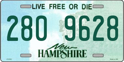 NH license plate 2809628