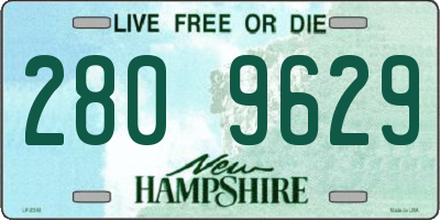 NH license plate 2809629