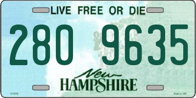 NH license plate 2809635