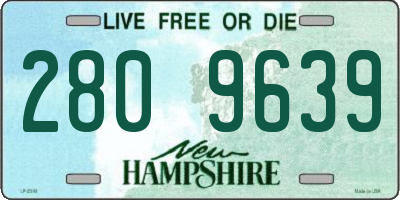 NH license plate 2809639