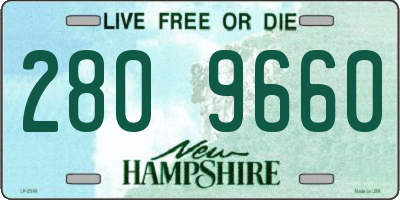 NH license plate 2809660