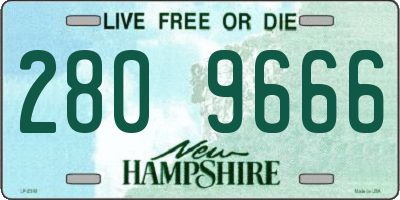 NH license plate 2809666