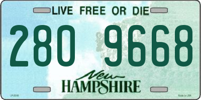 NH license plate 2809668