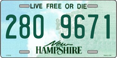 NH license plate 2809671