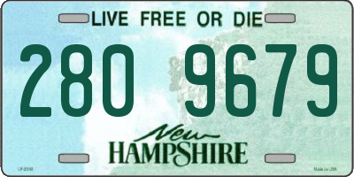 NH license plate 2809679