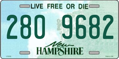 NH license plate 2809682