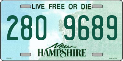 NH license plate 2809689