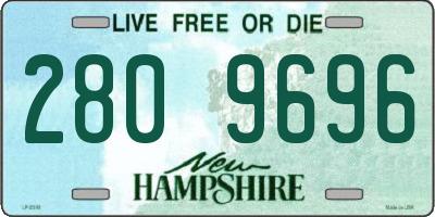 NH license plate 2809696