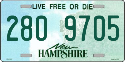 NH license plate 2809705