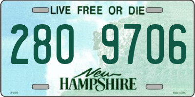 NH license plate 2809706