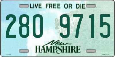 NH license plate 2809715