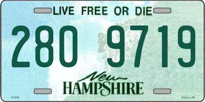 NH license plate 2809719