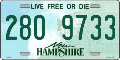 NH license plate 2809733