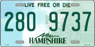NH license plate 2809737