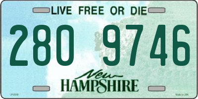 NH license plate 2809746