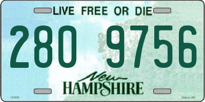 NH license plate 2809756