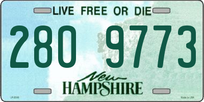 NH license plate 2809773