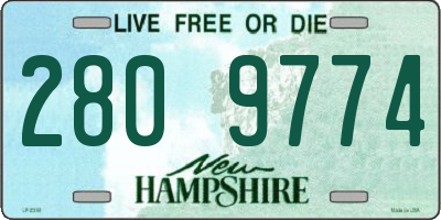 NH license plate 2809774