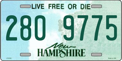 NH license plate 2809775
