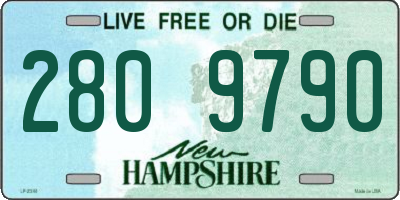 NH license plate 2809790