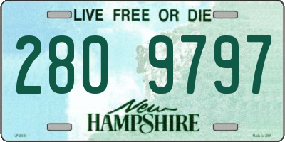 NH license plate 2809797