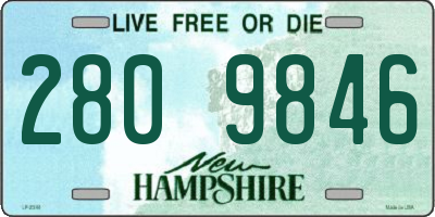 NH license plate 2809846