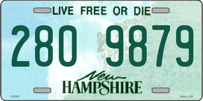 NH license plate 2809879