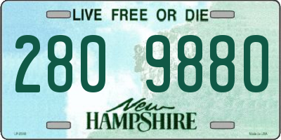 NH license plate 2809880