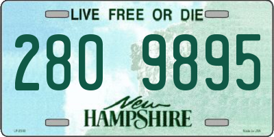 NH license plate 2809895