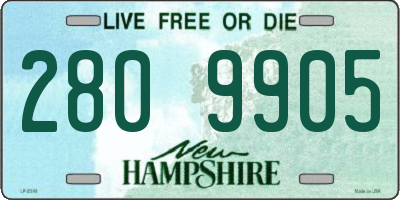 NH license plate 2809905