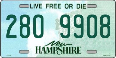 NH license plate 2809908