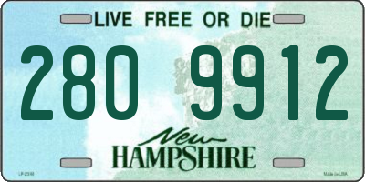 NH license plate 2809912