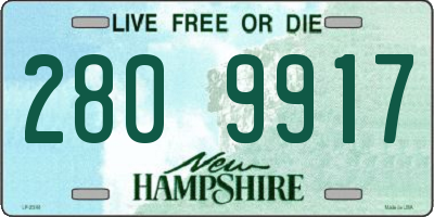 NH license plate 2809917