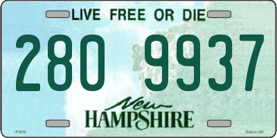 NH license plate 2809937