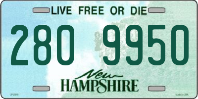 NH license plate 2809950